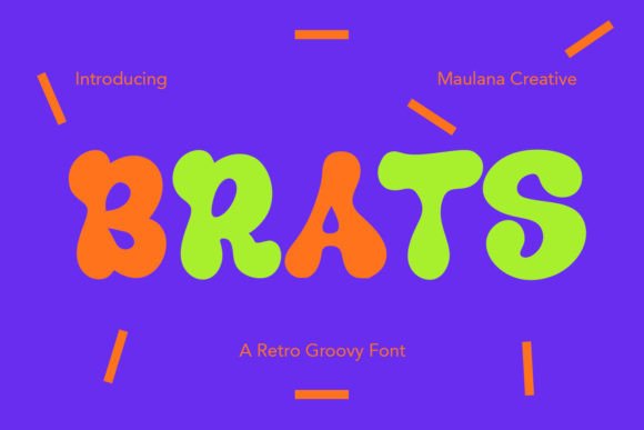 Brats Font: Retro Display Typography for Digital Campaigns