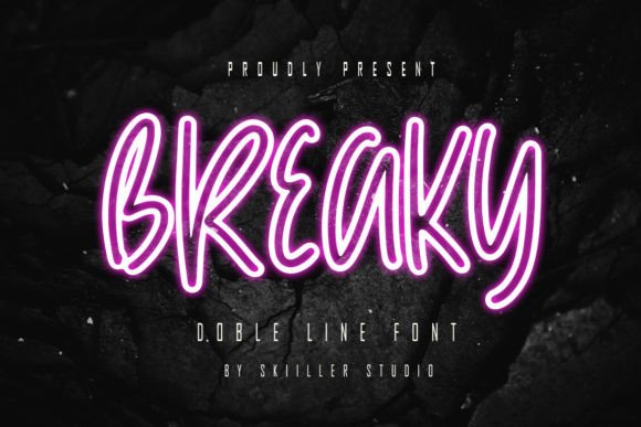 Breaky Font Review: A Handwritten Display Typeface for Modern Branding