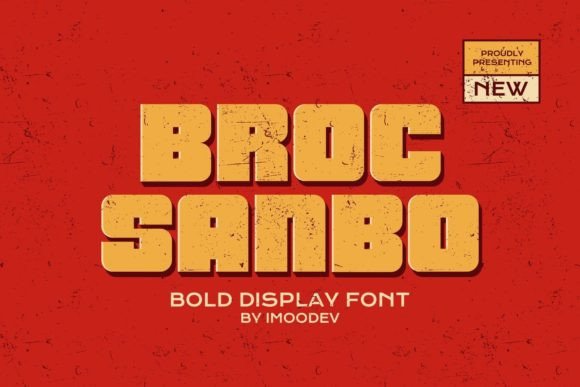 Broc Sanbo Font: A Bold Display Choice for Web Design
