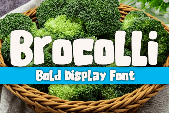 Brocolli Font: Bold Handwritten Type for Digital Campaigns