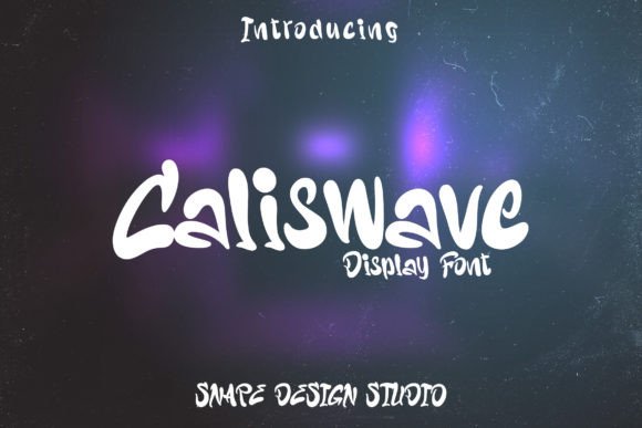 Caliswave Font: Retro Display Type for Digital Campaigns