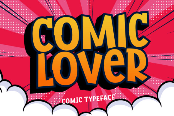 Comic Lover Font: Retro Display Type for Editorial Design