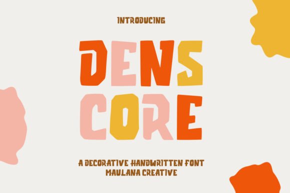 Denscore Font: Whimsical Typography for Editorial Design