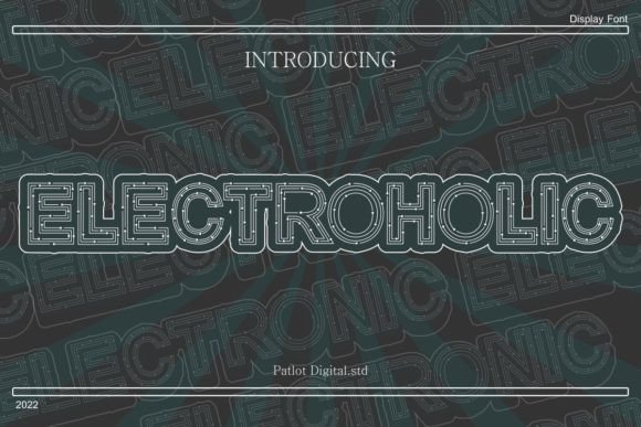 Electroholic Font: Elevating Digital Campaign Visuals