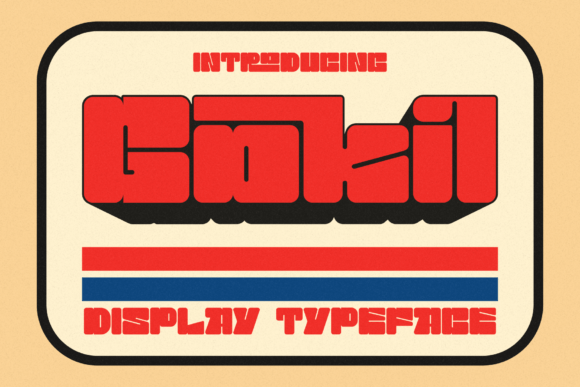 Gokil Font: Bold Display Typography for Web Design