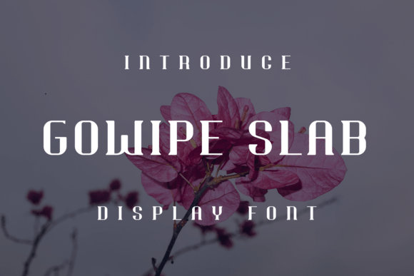 Gowipe Slab Font: Elevating Campaign Visuals