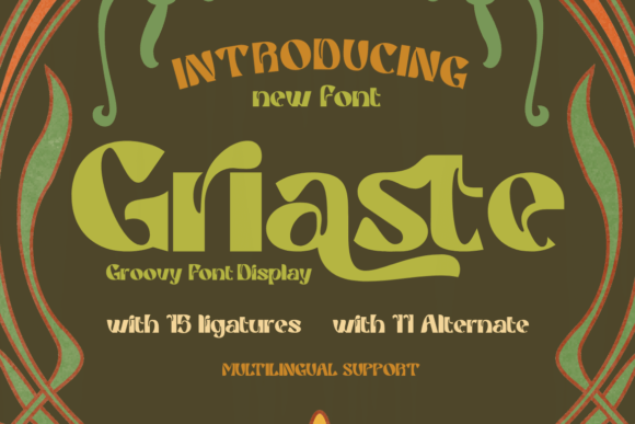 Griaste Font Review: A Quirky Display Typeface for Bold Branding