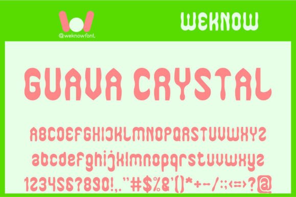 Guava Crystal Font for Editorial Design