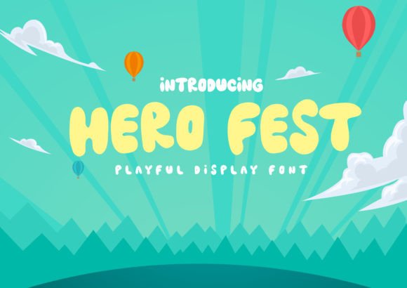 Hero Fest Font Review: Whimsical Display Type for Playful Brands