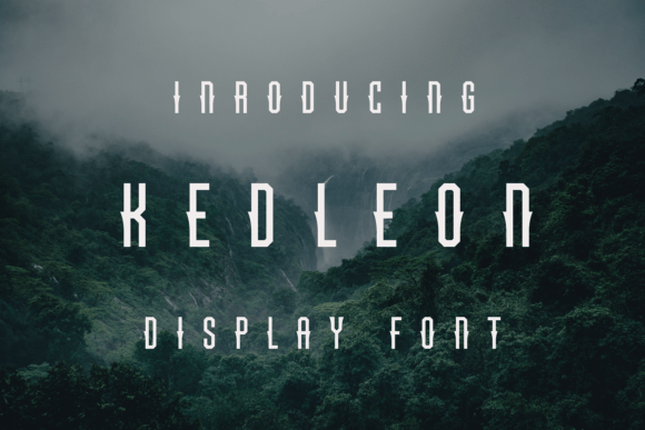 Kedleon Font: Elevating Campaign Visuals with Unique Display Type
