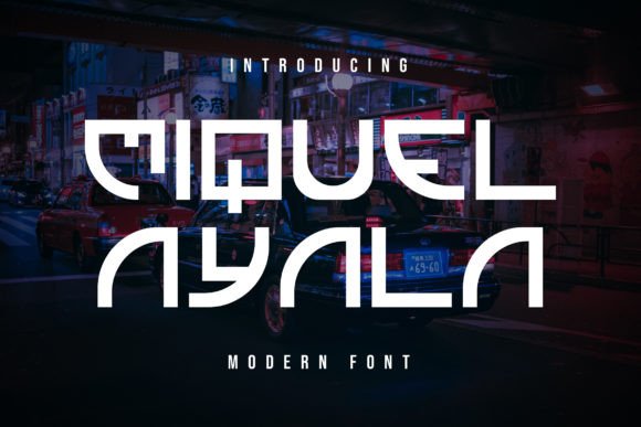 Miquel Ayala Font: Unique Display Typography for Web Design