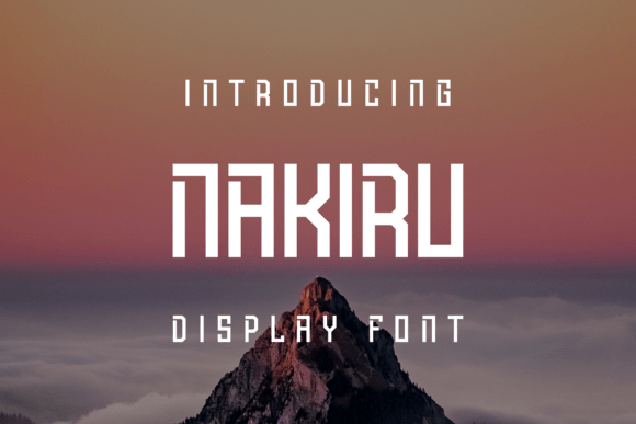 Nakiru Font Review: A Unique Display Typeface for Branding