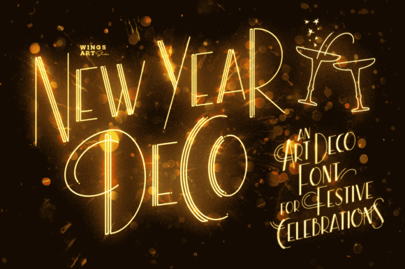 New Year Deco Font: Elevating Editorial Layouts