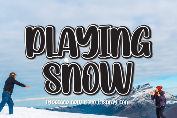 Playing Snow Font: A Handwritten Display Typeface for Makers
