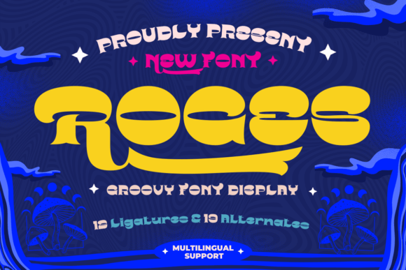 Roges Font: Retro Display Typography for Editorial Design