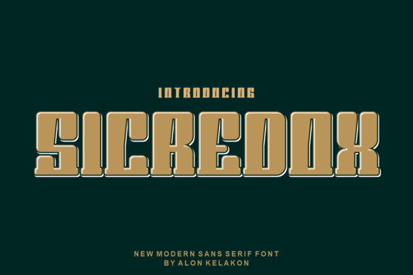 Sicredox Font: Modern Display Typography for Editorial Design