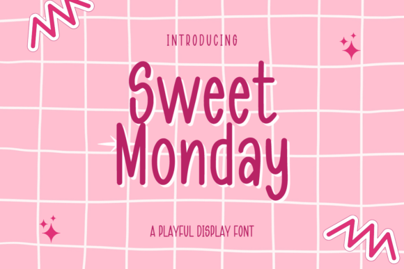 Sweet Monday Font: Playful Display Typography for Web Design