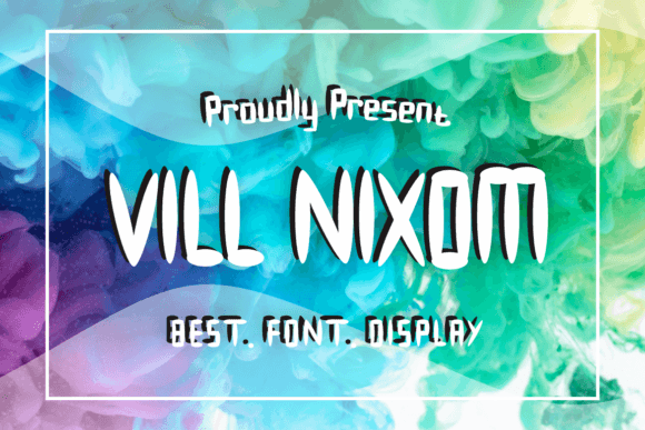 Vill Nixom Font: A Quirky Display Typeface for Branding