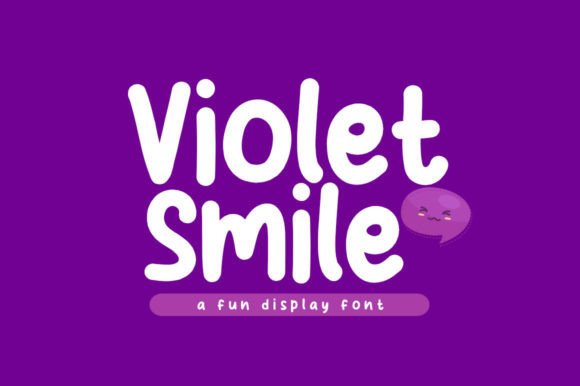Violet Smile Font: Playful Typography for Makers